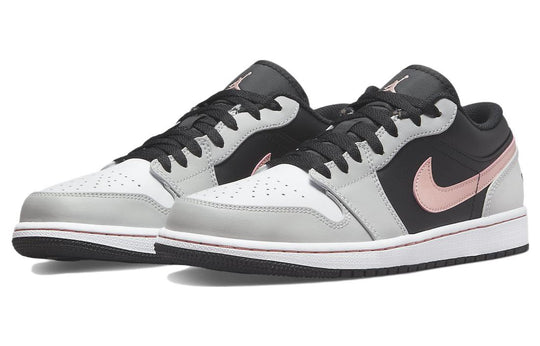 Air Jordan 1 Low 'Grey Fog Bleached Coral' 553558-062-KICKS CREW