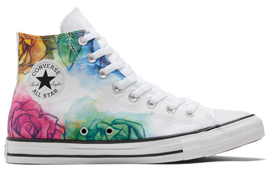 Converse Chuck Taylor All Star High Top Skull and Roses 'White' 169106F