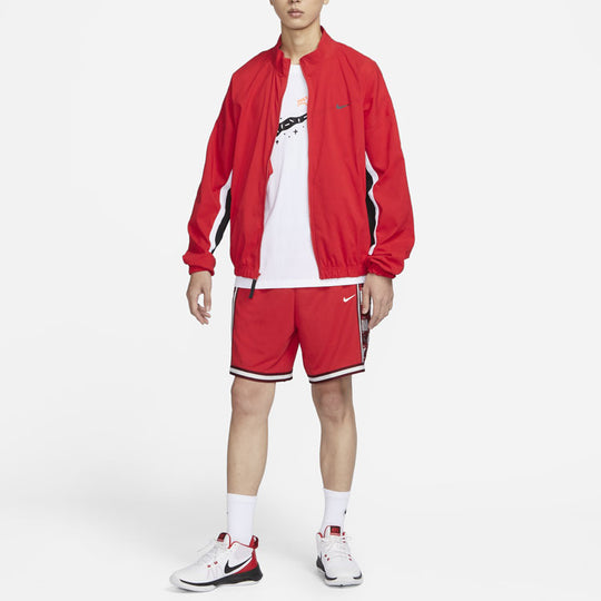 Nike DNA Woven Basketball Jacket 'Red' DV9443-657-KICKS CREW