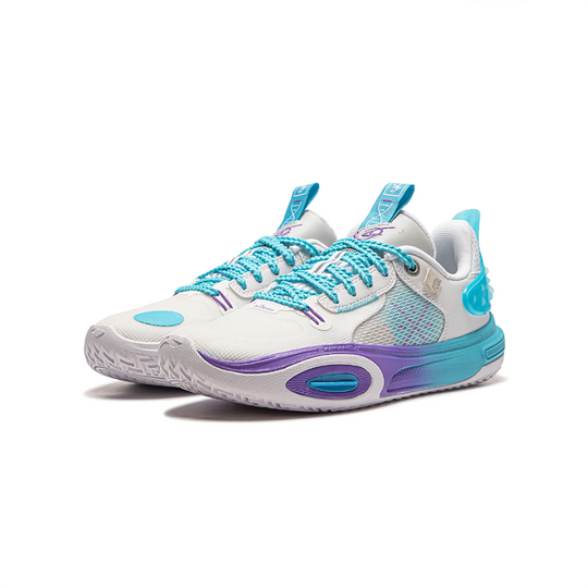 GS) Li-Ning Wade All City 11 'White Blue Purple' YKBT034-1-KICKS CREW