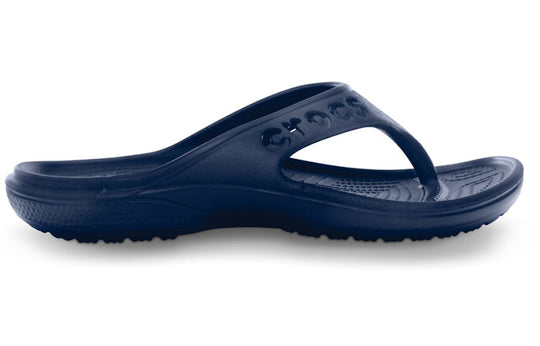 Crocs Baya Light Cozy Flat Flip-Flops Deep Blue 11999-410 - KICKS CREW