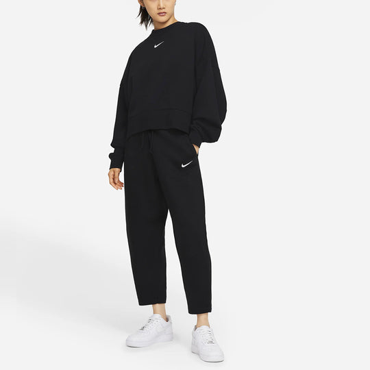 (WMNS) Nike Sportswear Collection Essentials Curve Pants Black DD5637 ...