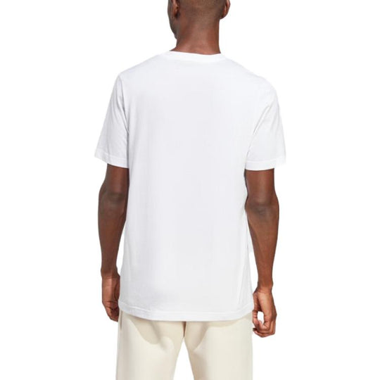 adidas originals Trefoil Essentials Tee 'White' IA4872 - KICKS CREW