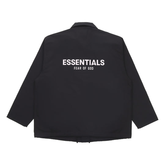 Fear of God Essentials SS21 Coach Jacket Black 0202250500021001