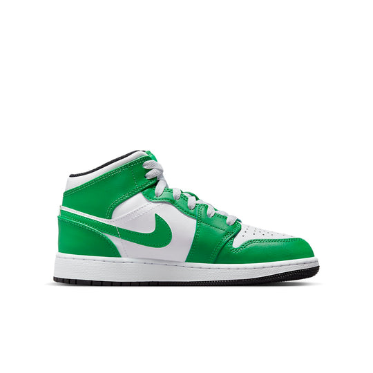 (GS) Air Jordan 1 Mid 'Lucky Green' DQ8423-301