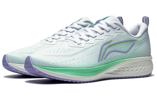 (WMNS) Li-Ning RED HARE VI Racing Running Shoes 'White Green' ARMT016 ...