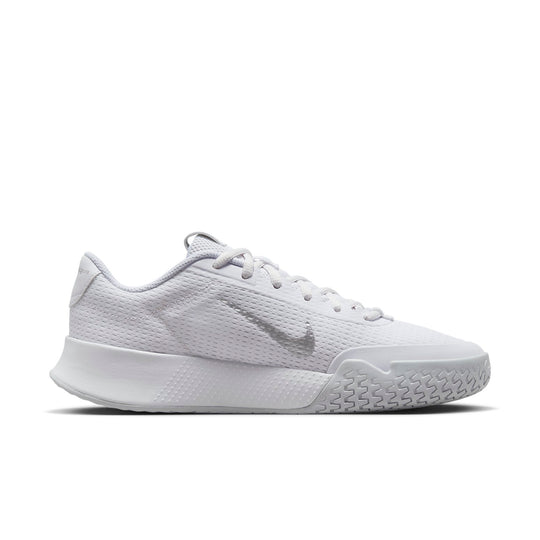 (WMNS) NikeCourt Vapor Lite 2 HC 'White Metallic Silver' DV2019-101 ...