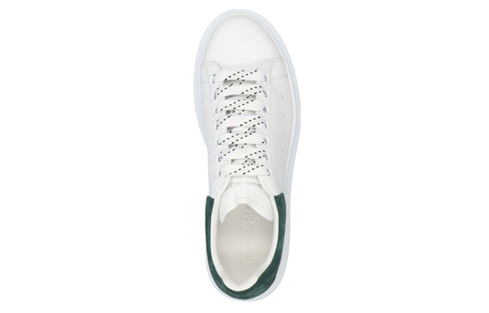 (WMNS) Alexander McQueen Oversized Low-Top Sneakers 'White Dark Green'  718139WIBN28936