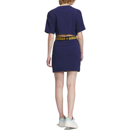 (WMNS) adidas originals Varct Dress 'Dark Blue' IU4772