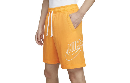 Nike Sportswear Alumni Logo Shorts 'Orange' DB3811-717 - KICKS CREW