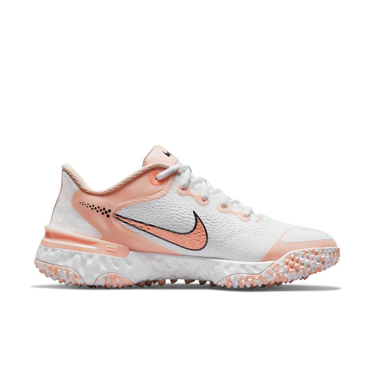 (WMNS) Nike Alpha Huarache Elite 3 Turf 'White Arctic Orange' CU8403-101