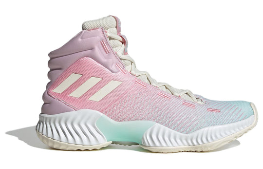 adidas Pro Bounce 2018 Mid 'Shock Absorption Wear Resistant Pink Blue'  IG4496