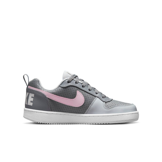 (GS) Nike Court Borough Low 'Grey Pink' 845104-008