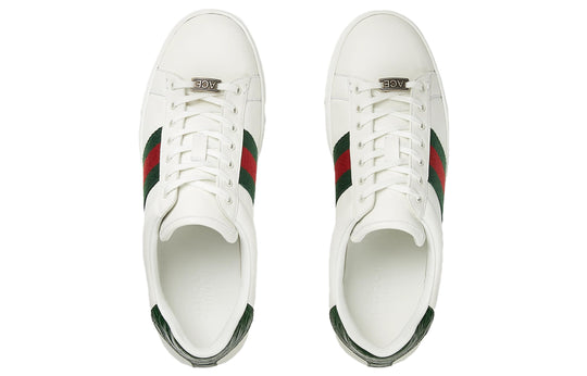 Gucci Ace Web 'White' 757892-AACAG-9055-KICKS CREW