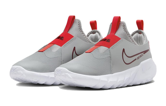 (GS) Nike Flex Runner 2 'Light Smoke Team Red' DJ6038-009 - KICKS CREW