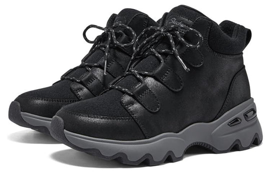 (WMNS) Skechers Big Lug Hiking Boot 'Black' 167841-BLK