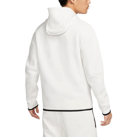 Nike Sportswear Tech Fleece Full-Zip Hoodie 'White' CU4490-072 - KICKS CREW
