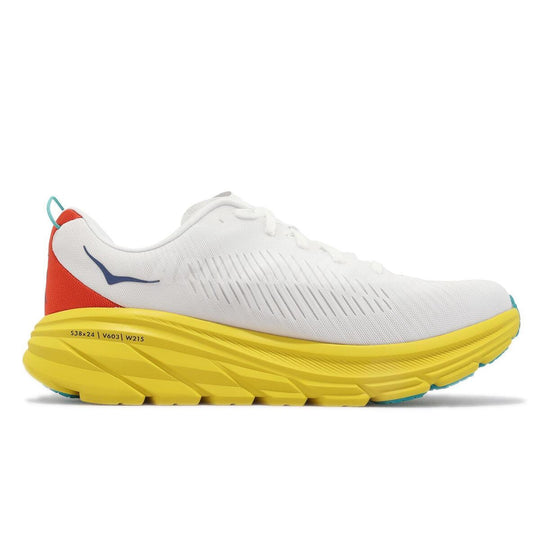 HOKA ONE ONE Rincon 3 'White Eggnog Yellow' 1119395-WEGG - KICKS CREW