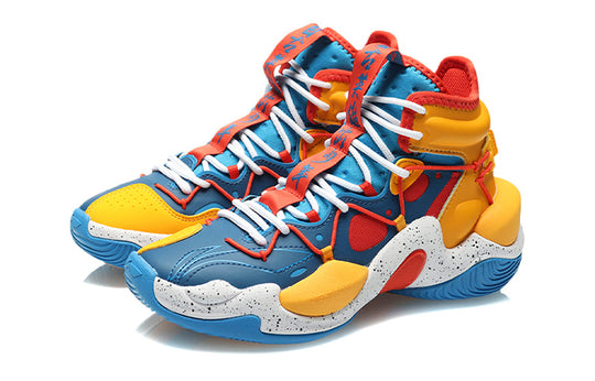 (GS) Li-Ning Power 6 High 'Blue Yellow' YKBR002-3-KICKS CREW