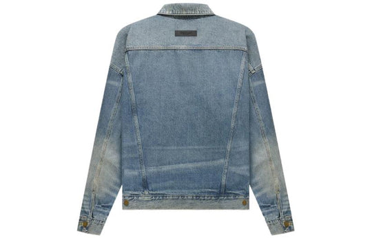 Fear of God Essentials FW22 Denim Trucker Jacket 'Indigo' FOG-FW22-005 -  KICKS CREW