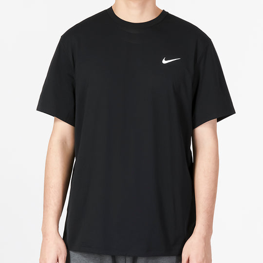 Nike Dri-FIT UV Hyverse Short Sleeve Fitness Top 'Black' DV9840-010 ...