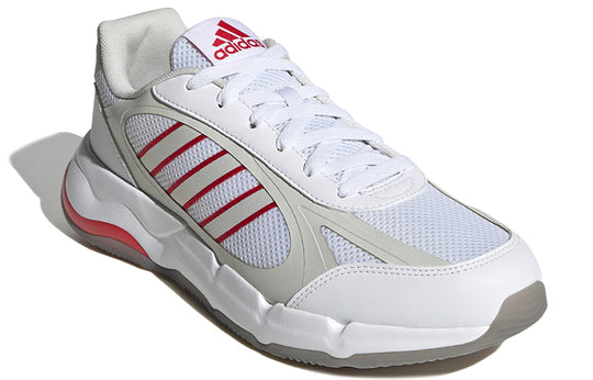 Adidas Keitaki Shoes 'Cloud White Scarlet' FY0084 - KICKS CREW