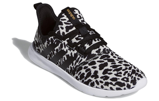 (WMNS) Adidas Cloudfoam Pure 2.0 'Black White Leopard' GW4347 - KICKS CREW