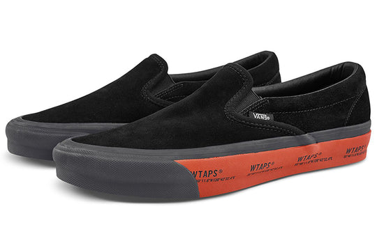 Vans WTAPS x Og Classic Slip-On Lx 'Black Red' VN0A45JK20E