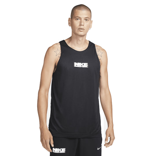 Nike Dri-FIT Standard Issue Reversible Basketball Jersey 'Black Grey'  FB7056-010