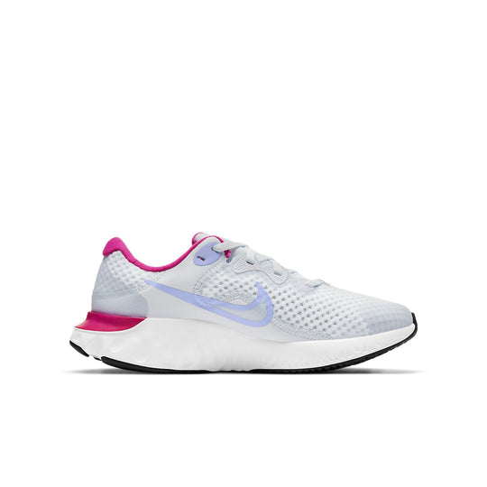 (GS) Nike Renew Run 2 'Light Blue Rose Red' CW3259-007 - KICKS CREW