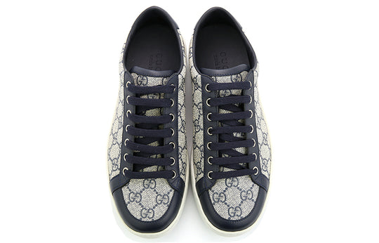 Gucci GG Supreme Low 'Navy' 322735-KHN80-4060