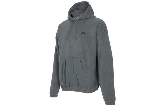 Nike Club+ POLAR Fleece Pullover Hoodie 'Dark Grey' FB8389-068