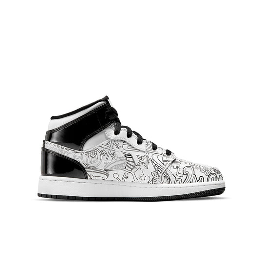 (GS) Air Jordan 1 Mid SE 'DIY' DC4099-100