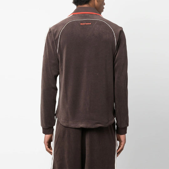 adidas originals x Wales Bonner Long Sleeve Towel Shirt 'Brown 