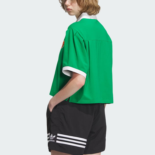 (WMNS) adidas originals Varct Polo Shirt 'Green' IU4767