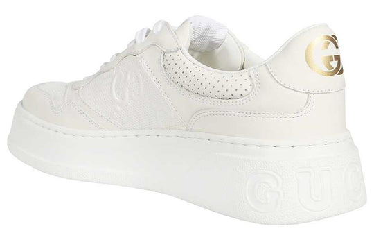 Gucci GG Embossed Sneaker 'White' 669582-1XL10-9014 - KICKS CREW
