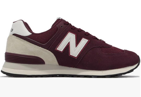 New Balance 574 'Maroon White' U574AW2 - KICKS CREW