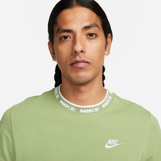 Nike Club Short Sleeve Tops 'Green' FB7310-386-KICKS CREW