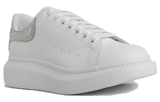 Alexander McQueen Oversized Low-Top Sneakers 'White Silver' 688525WHVIU9071