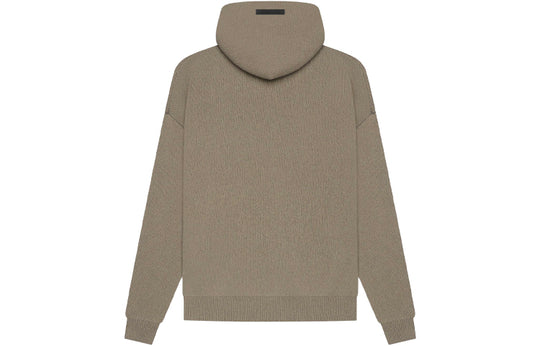 Fear of God Essentials SS21 Knit Logo Hoodie 'Taupe' FOG-SS21-646 ...