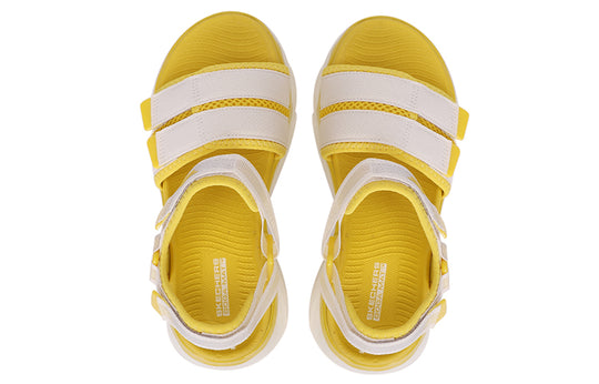 (WMNS) Skechers Max Cushioning Velcro Sandals Yellow 140424-WYL