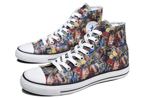One Piece x Converse Chuck Taylor All Star 100 PT HI Canvas Shoes 