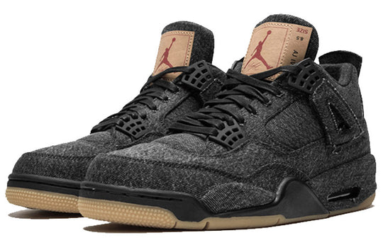 Levi's x Air Jordan 4 Retro 'Black Denim' AO2571-001