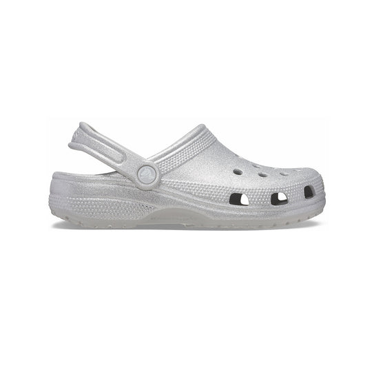 Crocs Classic Glitter Clogs 'Silver' 205942-0IC