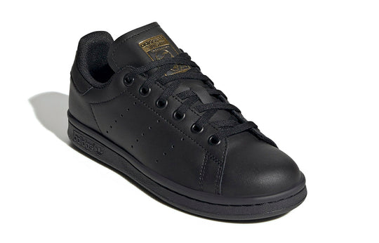 (GS) adidas originals Stan Smith J 'Black Gold' EF4914