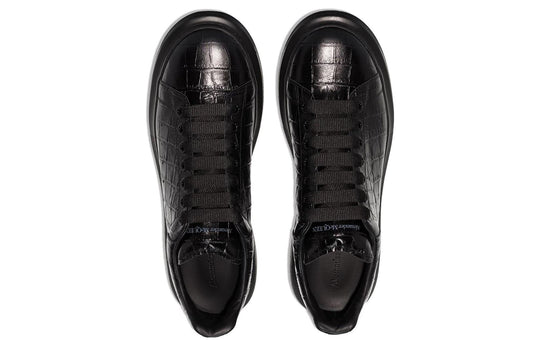 Alexander McQueen Oversized Sneaker 'Croc Black' 553680WIAY01000