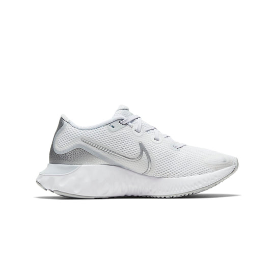 (WMNS) Nike Renew Run 'White Metallic Silver' CK6360-003