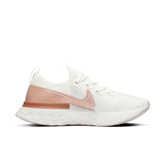 (WMNS) Nike React Infinity Run Flyknit 'Sail Metallic Copper' CD4372-1 ...