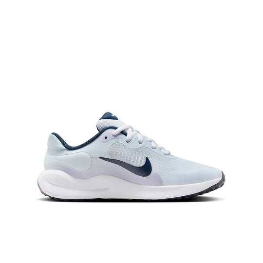 (GS) Nike Revolution 7 'Grey Lilac Navy' FB7689-004 - KICKS CREW