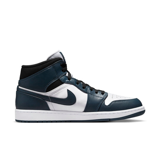 Air Jordan 1 Mid 'Armory Navy Dark Teal' 554724-411 - KICKS CREW